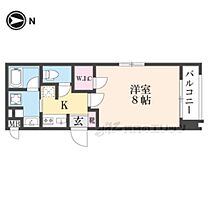 京都府京都市左京区田中里ノ前町（賃貸マンション1K・4階・25.66㎡） その2