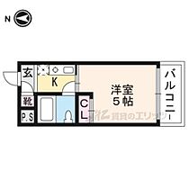 京都府京都市右京区西院西高田町（賃貸マンション1K・3階・12.63㎡） その2