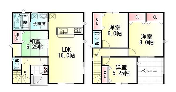 間取りを拡大表示