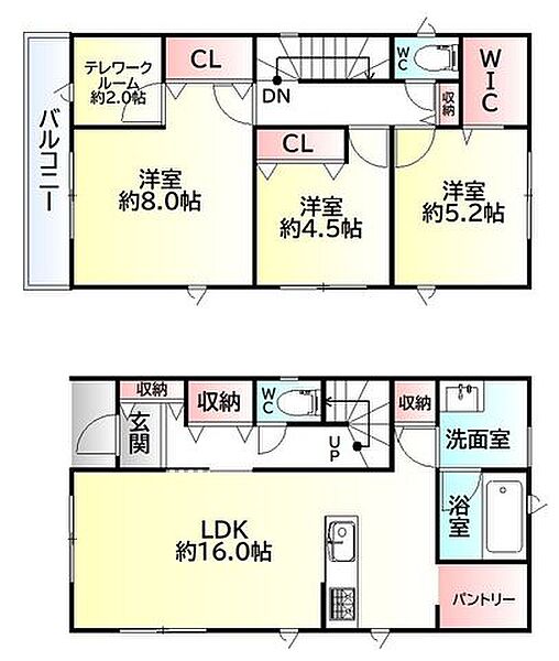 間取りを拡大表示