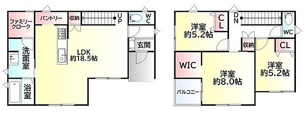 間取りを拡大表示