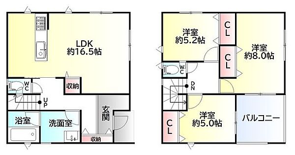 間取りを拡大表示