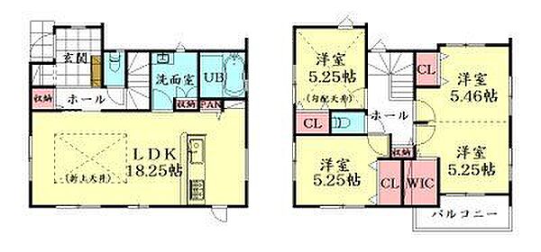 間取りを拡大表示