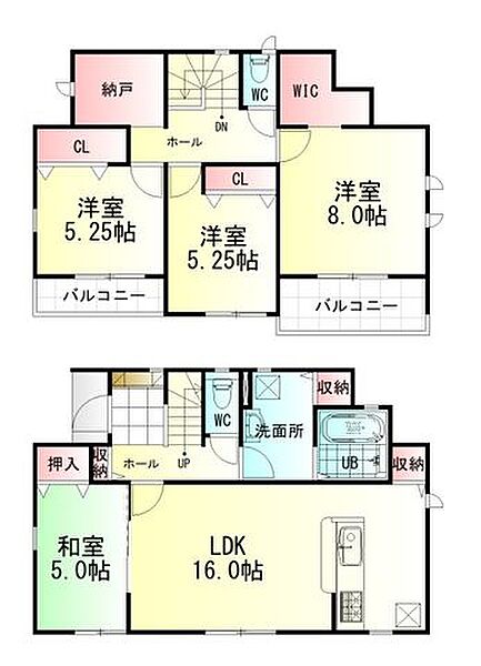 間取りを拡大表示