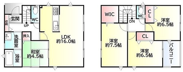 間取りを拡大表示