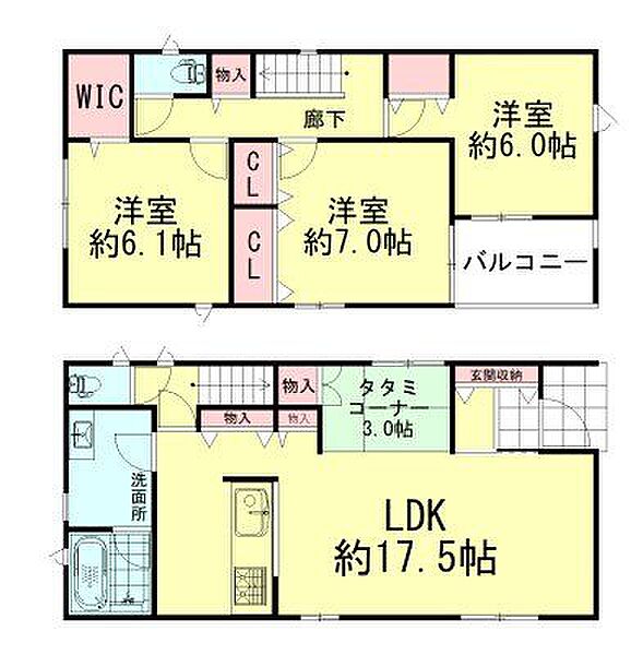 間取りを拡大表示