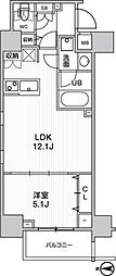 ステージグランデ錦糸町2 1LDKの間取図画像