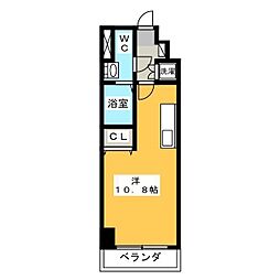 COMFORIA墨田立花 ワンルームの間取図画像