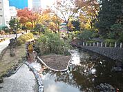 飲食店「大横川親水河川公園まで370m」