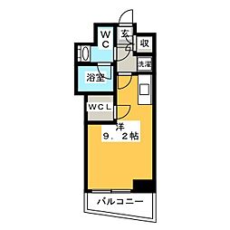 パークアクシス押上・隅田公園 ワンルームの間取図画像