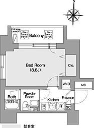 コンフォリア・リヴ森下MUTIO 1Kの間取図画像