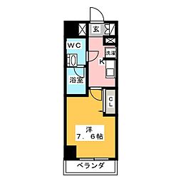 アーバンネックス秋葉原EAST2 1Kの間取図画像