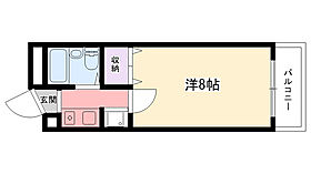 兵庫県西宮市小曽根町4丁目（賃貸マンション1K・3階・21.67㎡） その2