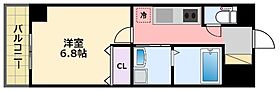 兵庫県西宮市笠屋町（賃貸マンション1K・4階・25.64㎡） その2