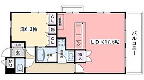 コナ・パラッツォ甲子園  ｜ 兵庫県西宮市甲子園町5-6（賃貸マンション1LDK・7階・54.38㎡） その2