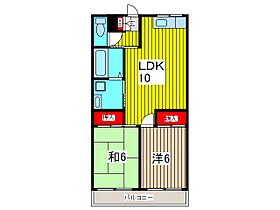 サンライフ中根 202 ｜ 埼玉県川口市上青木西４丁目（賃貸マンション2LDK・2階・48.00㎡） その2