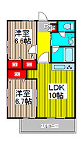 タケノヤハイツ錦町 204 ｜ 埼玉県川口市川口４丁目（賃貸マンション2LDK・2階・56.94㎡） その2