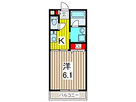 カルディア 303 ｜ 埼玉県川口市青木１丁目（賃貸アパート1K・3階・21.73㎡） その2