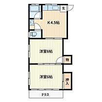 永井マンション 106 ｜ 埼玉県川口市西青木３丁目（賃貸マンション2K・1階・33.00㎡） その2