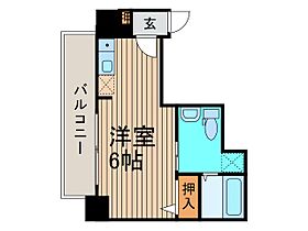 マーロ西川口ルネサンスコート 601 ｜ 埼玉県川口市並木３丁目（賃貸マンション1R・6階・21.35㎡） その2