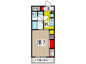 リブリ・川口芝 105 ｜ 埼玉県川口市芝２丁目（賃貸マンション1K・1階・23.18㎡） その2