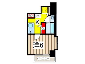 アクシーズタワー川口幸町II 301 ｜ 埼玉県川口市幸町２丁目（賃貸マンション1K・3階・20.51㎡） その2