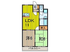 グランメール 203 ｜ 埼玉県戸田市喜沢２丁目（賃貸マンション2LDK・2階・46.17㎡） その2