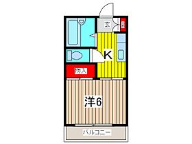 第3ハイムアズマ 105 ｜ 埼玉県川口市芝塚原１丁目（賃貸アパート1K・1階・24.84㎡） その2