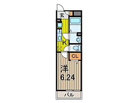 グレイス見沼代親水公園 302 ｜ 埼玉県川口市榛松１丁目（賃貸マンション1K・3階・22.35㎡） その2