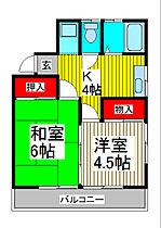 コーポ司 202 ｜ 埼玉県川口市青木４丁目（賃貸マンション2K・2階・35.00㎡） その2