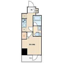 JR京浜東北・根岸線 西川口駅 徒歩4分の賃貸マンション 10階1Kの間取り