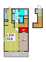 ソレーユ川口 202 ｜ 埼玉県川口市仲町（賃貸アパート1LDK・2階・42.38㎡） その2