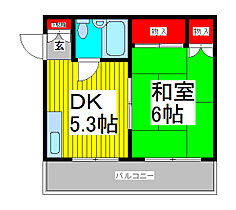 守口ハイツ 101 ｜ 埼玉県戸田市喜沢１丁目（賃貸マンション1DK・1階・24.75㎡） その2