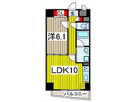 リリー・ラ・アルディス 402 ｜ 埼玉県川口市本町４丁目（賃貸マンション1LDK・4階・39.48㎡） その2