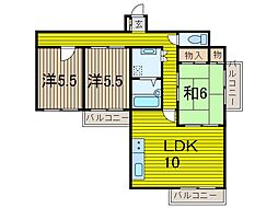 間取図画像 3LDK