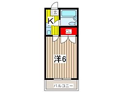 アートビレッジ 1Kの間取図画像
