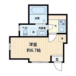 pennylane 1Kの間取図画像