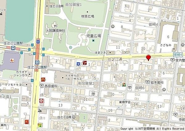 地図を拡大表示