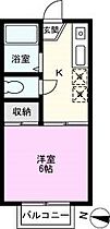 芝グリーンハイツＢ  ｜ 埼玉県川口市大字芝（賃貸アパート1K・2階・21.53㎡） その2