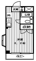 メゾン北戸田  ｜ 埼玉県蕨市錦町6丁目（賃貸マンション1R・2階・16.67㎡） その2