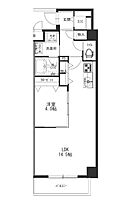 BLUE ROOM  ｜ 埼玉県戸田市大字新曽（賃貸マンション1LDK・3階・45.44㎡） その2