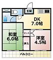 シャトー鴻ノ台3階6.6万円