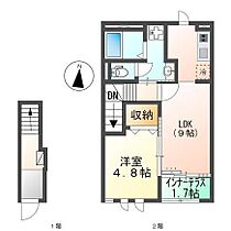 Ｅｐｉｐｈａｎｙ 202 ｜ 滋賀県米原市下多良2丁目（賃貸アパート1LDK・2階・41.98㎡） その2