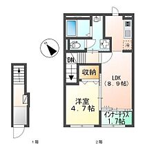 高宮町新築アパート 202 ｜ 滋賀県彦根市高宮町（賃貸アパート1LDK・2階・42.34㎡） その2