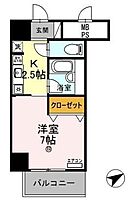 サンタウン竹鼻Ａ 121 ｜ 滋賀県彦根市竹ケ鼻町（賃貸マンション1K・1階・25.20㎡） その2