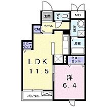 カモミール 302 ｜ 滋賀県愛知郡愛荘町愛知川（賃貸マンション1LDK・3階・43.67㎡） その2