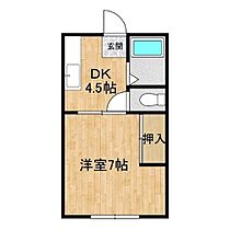 サンシティQ 101 ｜ 茨城県土浦市若松町（賃貸アパート1DK・1階・23.70㎡） その2