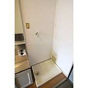 洗濯機置場　写真は他部屋です。