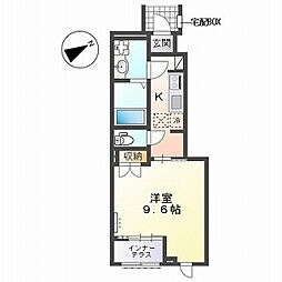 R・Nコーポ 1Kの間取図画像