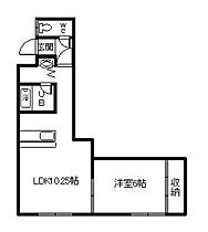 ワンダースリー 203 ｜ 北海道旭川市新富一条3丁目（賃貸アパート1LDK・2階・38.88㎡） その2